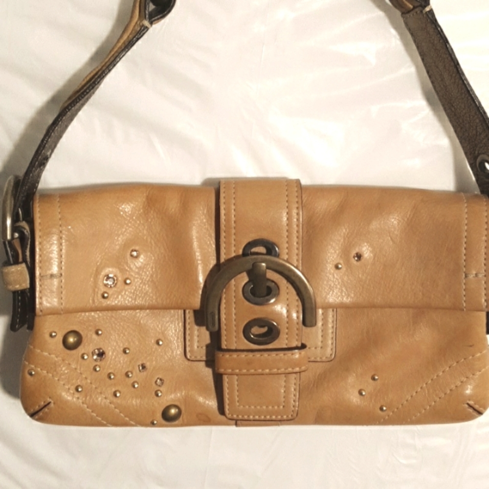 Authentic Coach Small Bedazzled Sachel